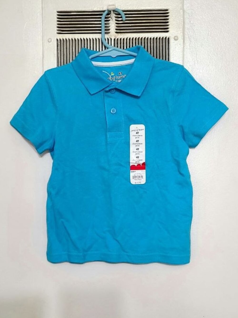 Toddler Boys Blue Short‑Sleeve Polo
